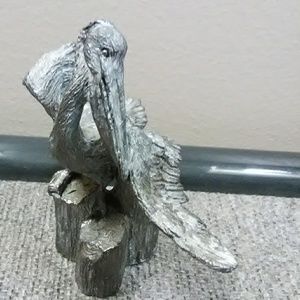 Pewter pelican